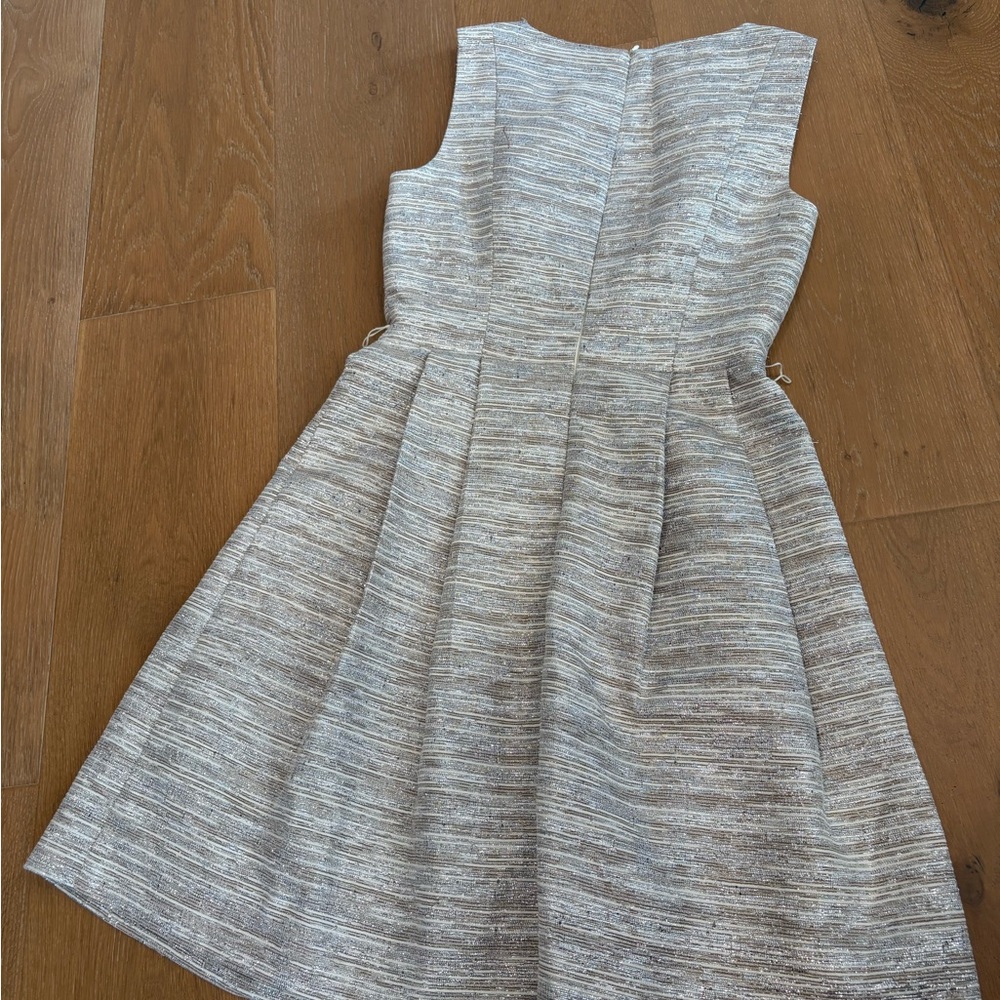 Trina Turk Silver Kids Formal Dress